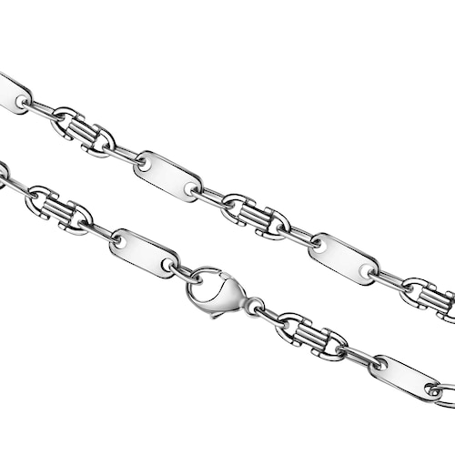 Vivance Collierkettchen »925/- Sterling Silber weiß Fantasiekette 50 cm«