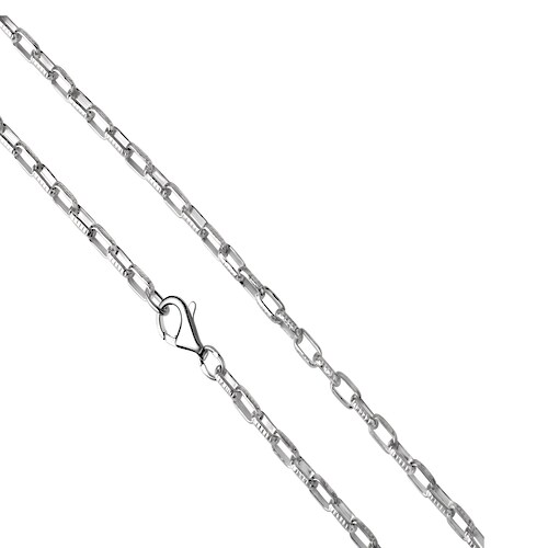 Vivance Collierkettchen »925/- Sterling Silber weiß Gliederkette 45 cm«