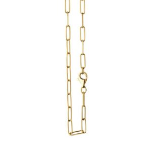 Vivance Collierkettchen »925/- Sterlingsilber vergoldet Gliederkette glanz 45 cm«