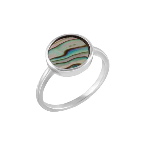 Vivance Fingerring »925 Silber rhodiniert Abalone«