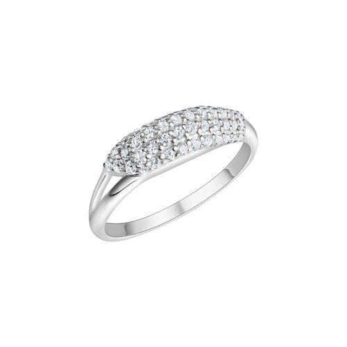 Vivance Fingerring »925-Sterling Silber rhodiniert Zirkonia«