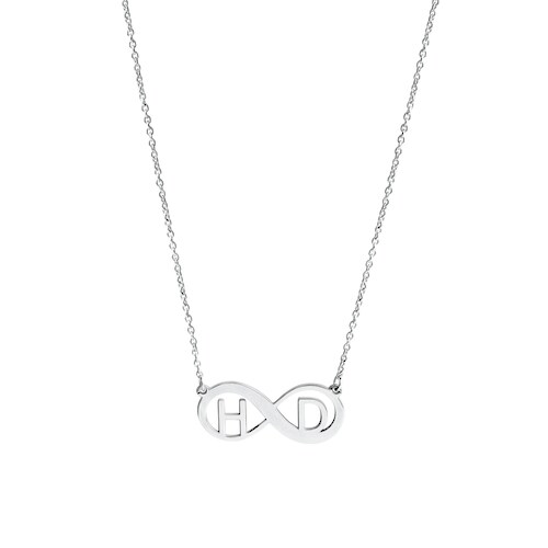 Vivance Kette mit Anhänger »925/- Sterling Silber rhodiniert Infinity«