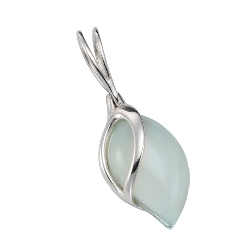 Vivance Kettenanhänger »925/- Sterling Silber Aqua-Achat«