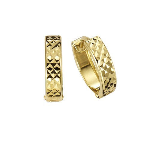 Vivance Paar Creolen »333 Gold diamantiert 12mm«