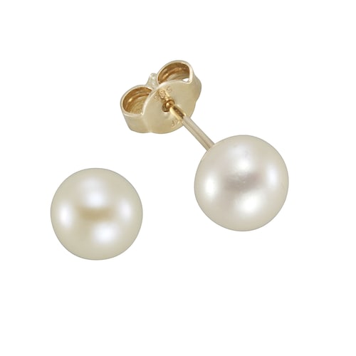 Vivance Paar Ohrstecker »585 Gold Perlen 6-6