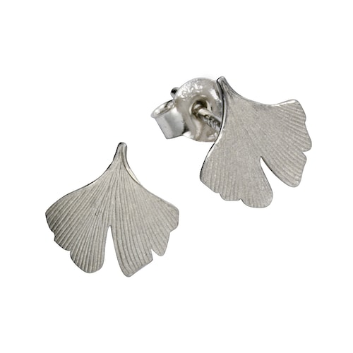 Vivance Paar Ohrstecker »925/- Sterling Silber rhodiniert Ginkgo«