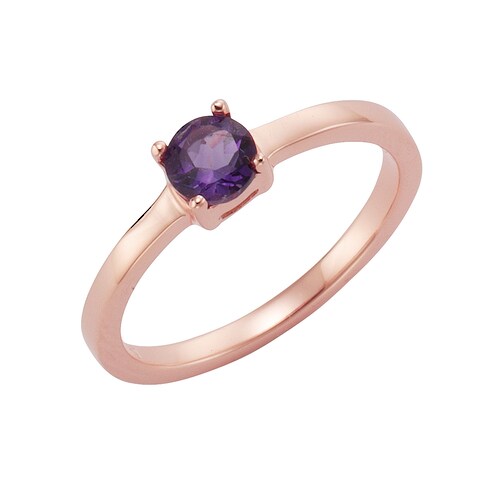 Zeeme Fingerring »925/- Sterling Silber Amethyst«