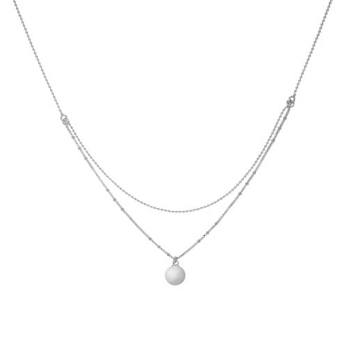 Zeeme Kette mit Anhänger »925/- Sterling Silber 2-reihig«