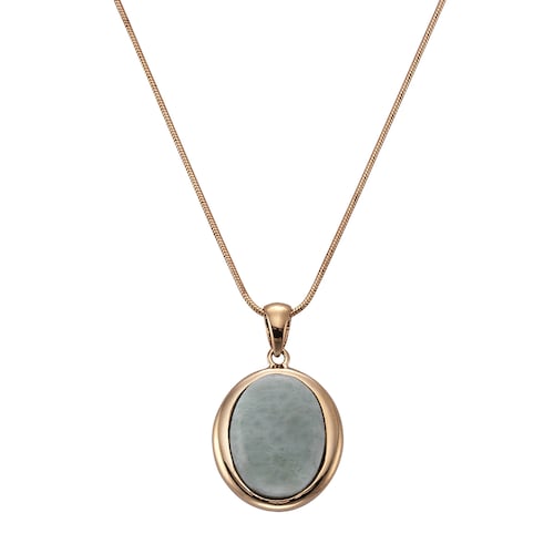 Zeeme Kette mit Anhänger »925/- Sterling Silber Larimar«