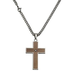 Zeeme Kette mit Anhänger »Edelstahl Kreuz«