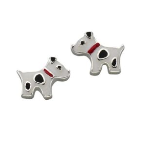 Zeeme Ohrstecker »925/- Sterling Silber Hund«