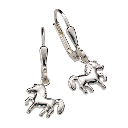 Zeeme Paar Ohrhänger »925 Sterling Silber Motiv Pferde«