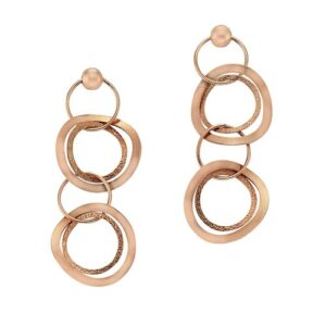 Zeeme Paar Ohrhänger »925 Sterling Silber rosévergoldet«