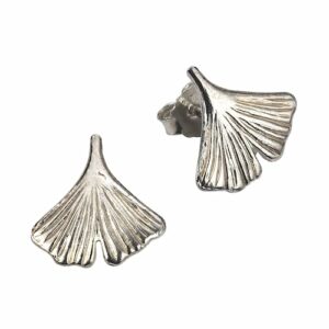 Zeeme Paar Ohrstecker »925/- Sterling Silber Motiv Ginko«