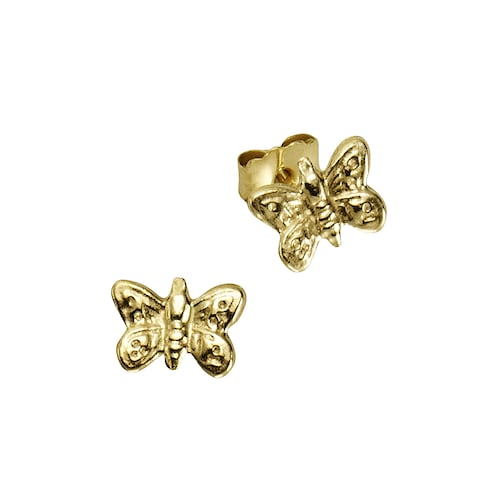 Zeeme Paar Ohrstecker »Gold 333 Schmetterlinge«