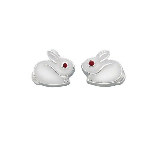 Zeeme Paar Ohrstecker »Silber 925 Motiv Hase«
